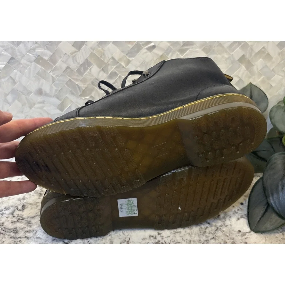 Dr Martens Coburg Chukka Black Leather‎ Lace Up Boots Men's Size 9 M/10 w READ